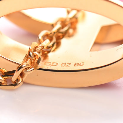 Hermes Lacquered Gold Pop H Pendant Necklace Rose Extreme 6 of 7