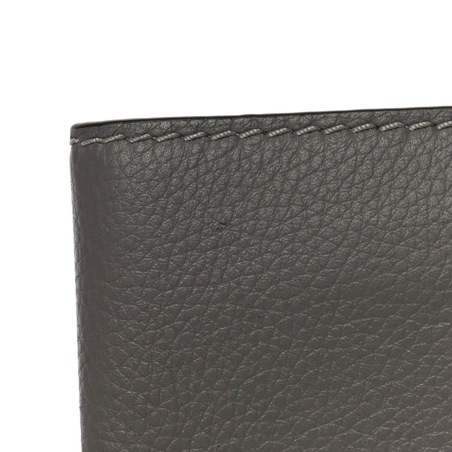 Chloe Grained Calfskin Marcie Square Wallet Cashmere Grey 14 of 15
