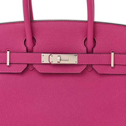 Hermes Togo Birkin 30 Rose Pourpre 8 of 12