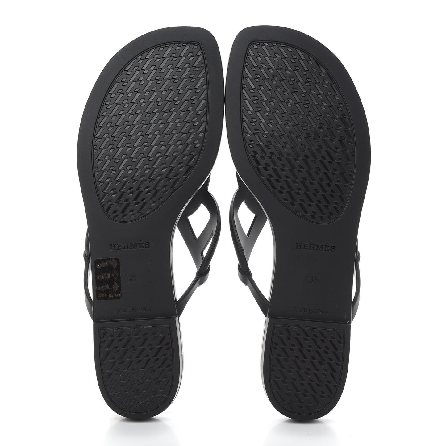 Rubber Womens Egerie Sandals 38 Black