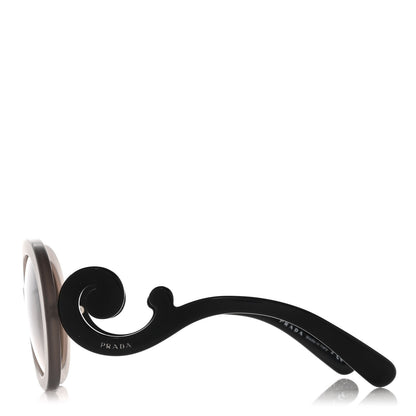 Prada Baroque Sunglasses SPR 27N Grey Black 3 of 8