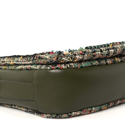 Chanel Tweed Sequins Havana Stroll Messenger Khaki 8 of 9