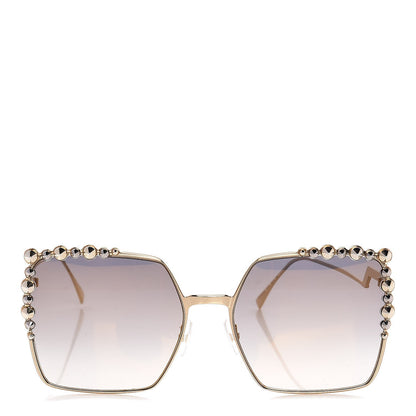 Fendi Metal Dots Square Sunglasses FF 0259/S Grey 2 of 6
