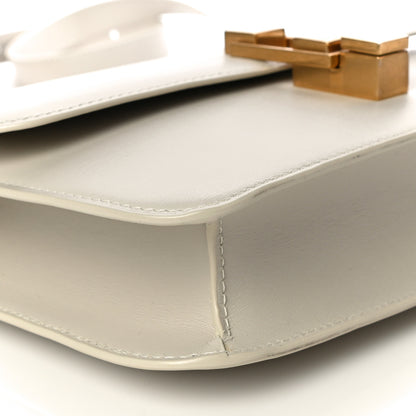 Saint Laurent Smooth Calfskin Carre Satchel Crema Soft 9 of 11