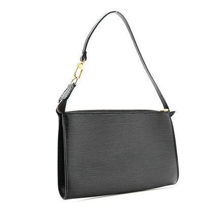 Louis Vuitton Epi Pochette Accessories 24 Black 3 of 13