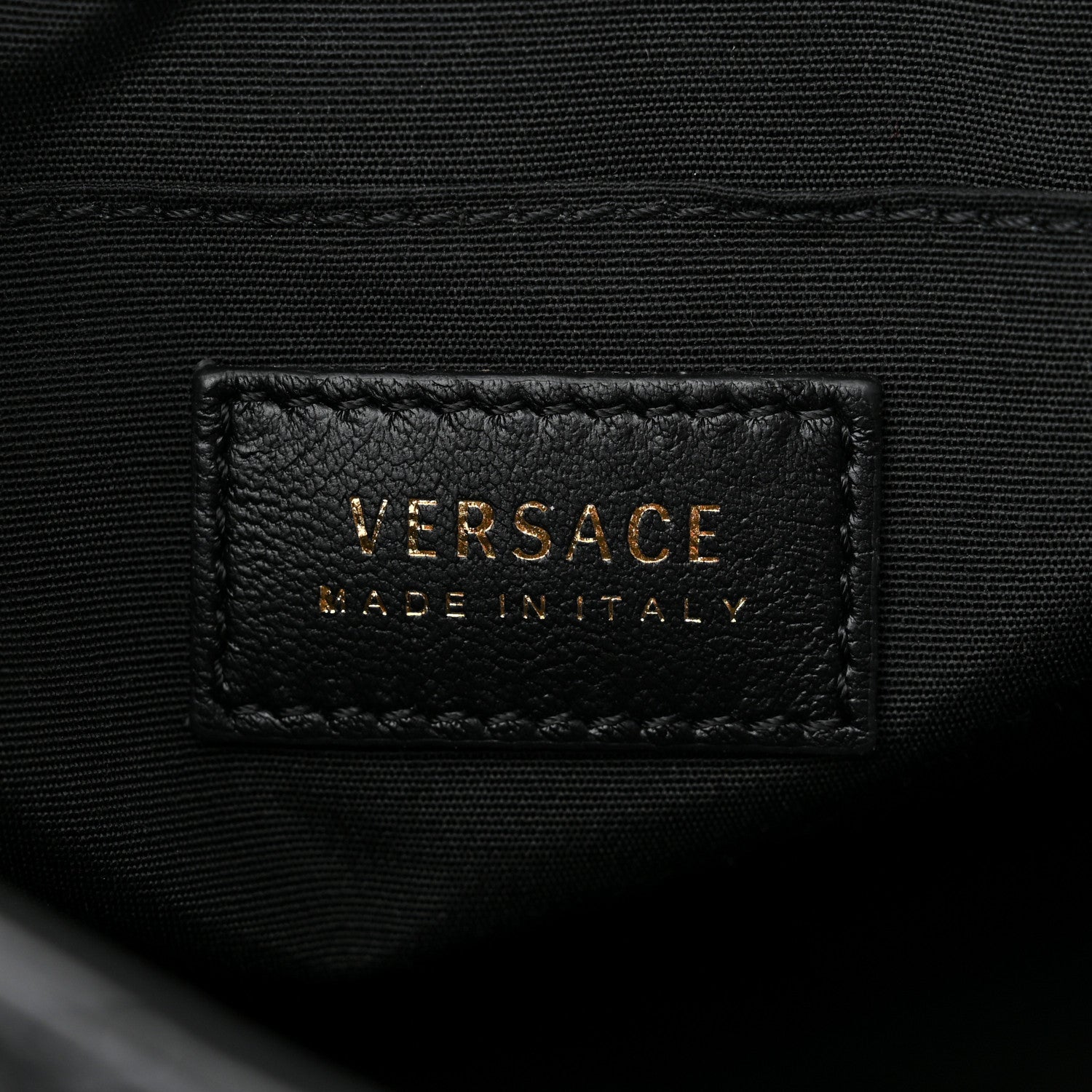 Versace Nappa Quilted La Medusa Chain Crossbody Black 5 of 8
