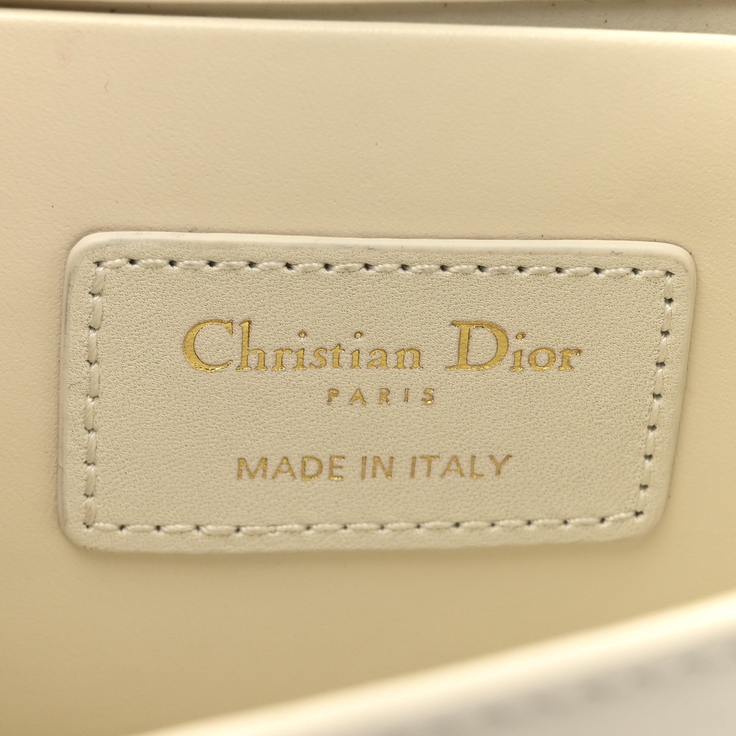 Christian Dior Calfskin 30 Montaigne East West Chain Flap Bag Off White 6 of 14