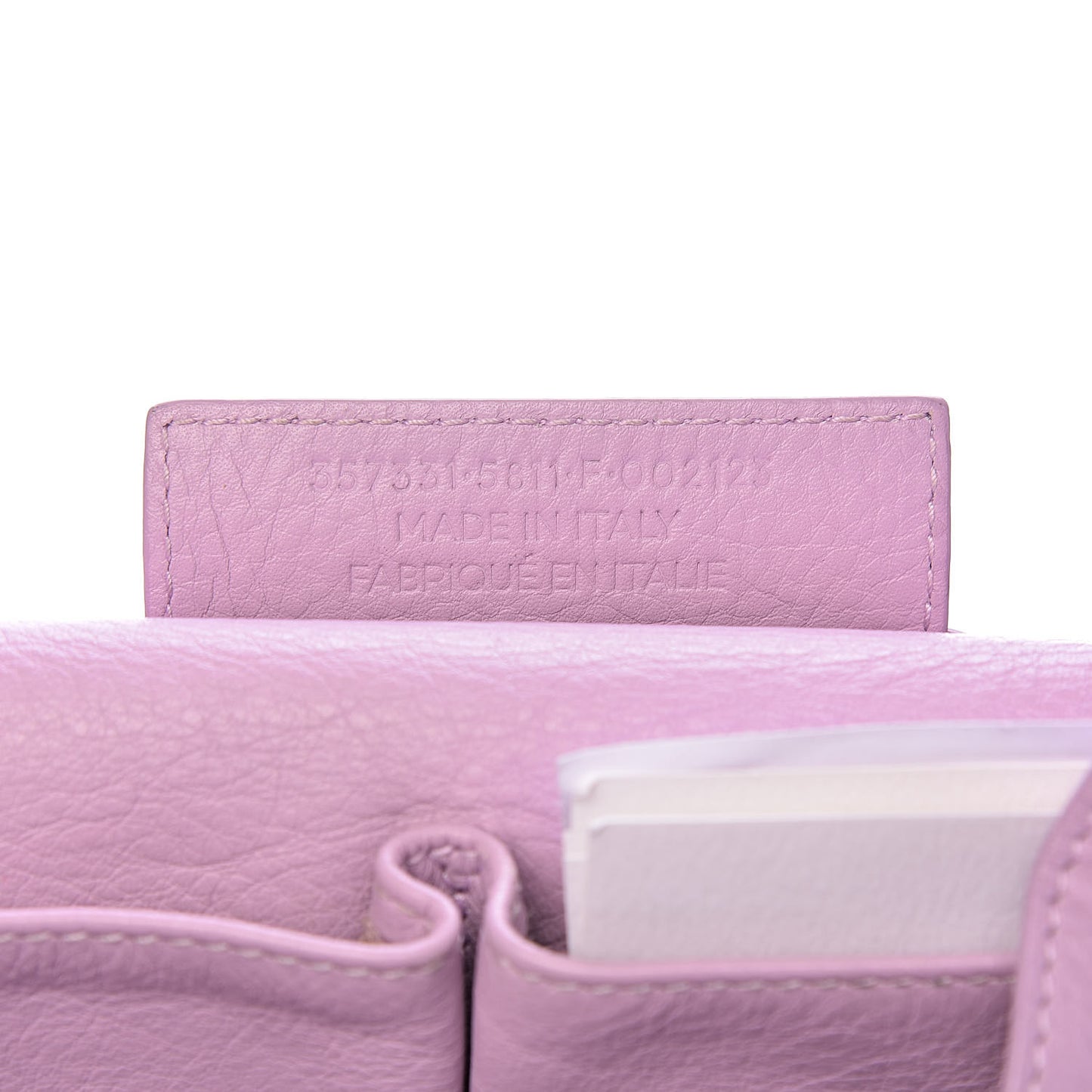 Veau Papier A4 Zip Around Tote Rose Orchid