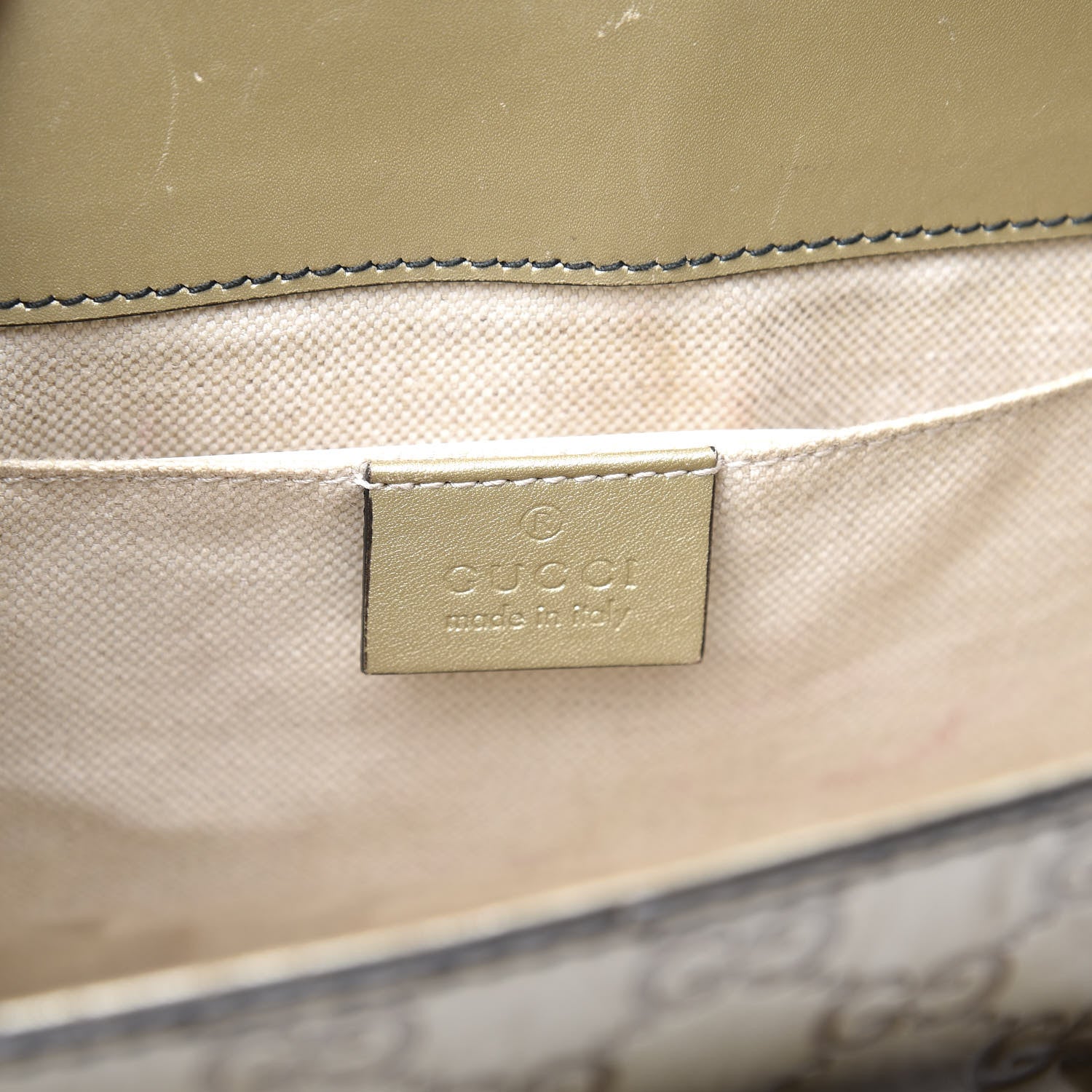 Gucci Guccissima Small Emily Shoulder Bag Gold 7 of 11