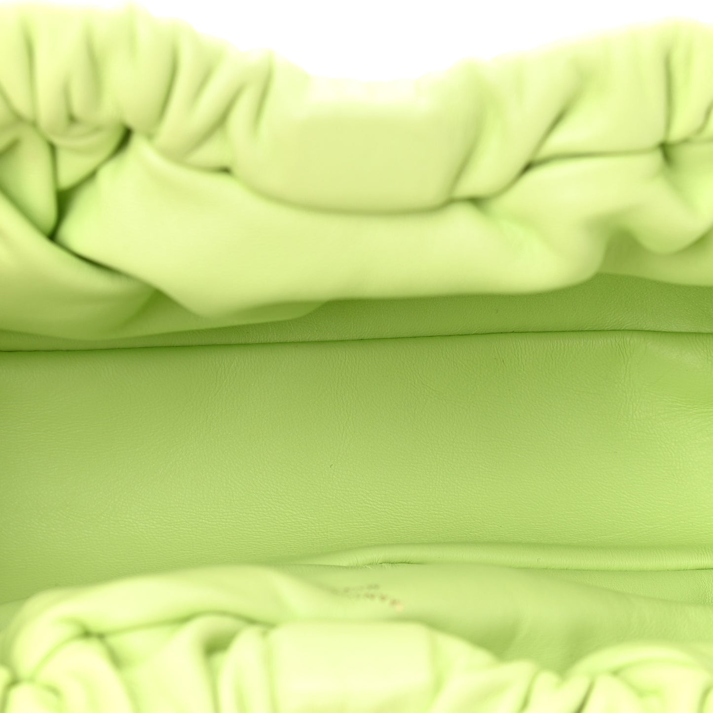 Lambskin Mini Cloud Clutch Mint