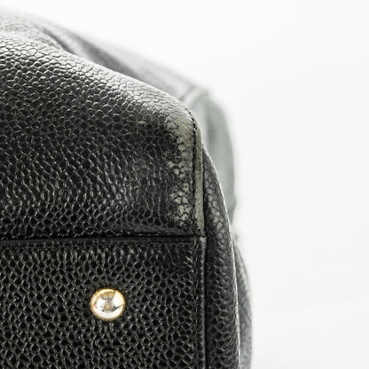 Chanel Caviar Large CC Shoulder Bag Black 11 of 12