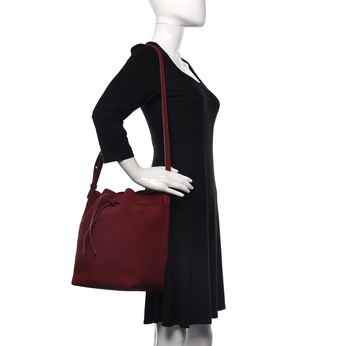 Suede Bucket Bag Rococo