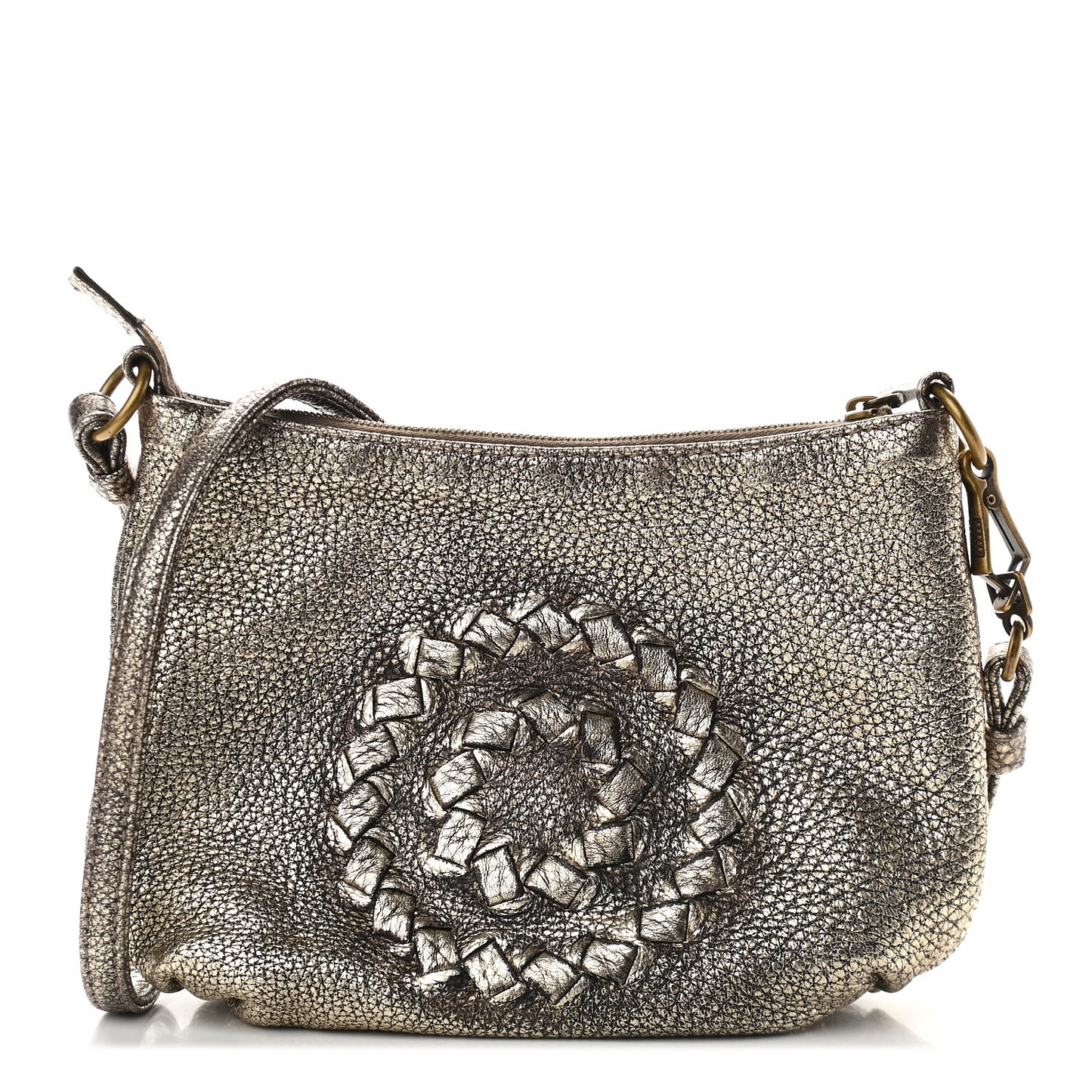 Metallic Cervo Illusion Crossbody Bronze