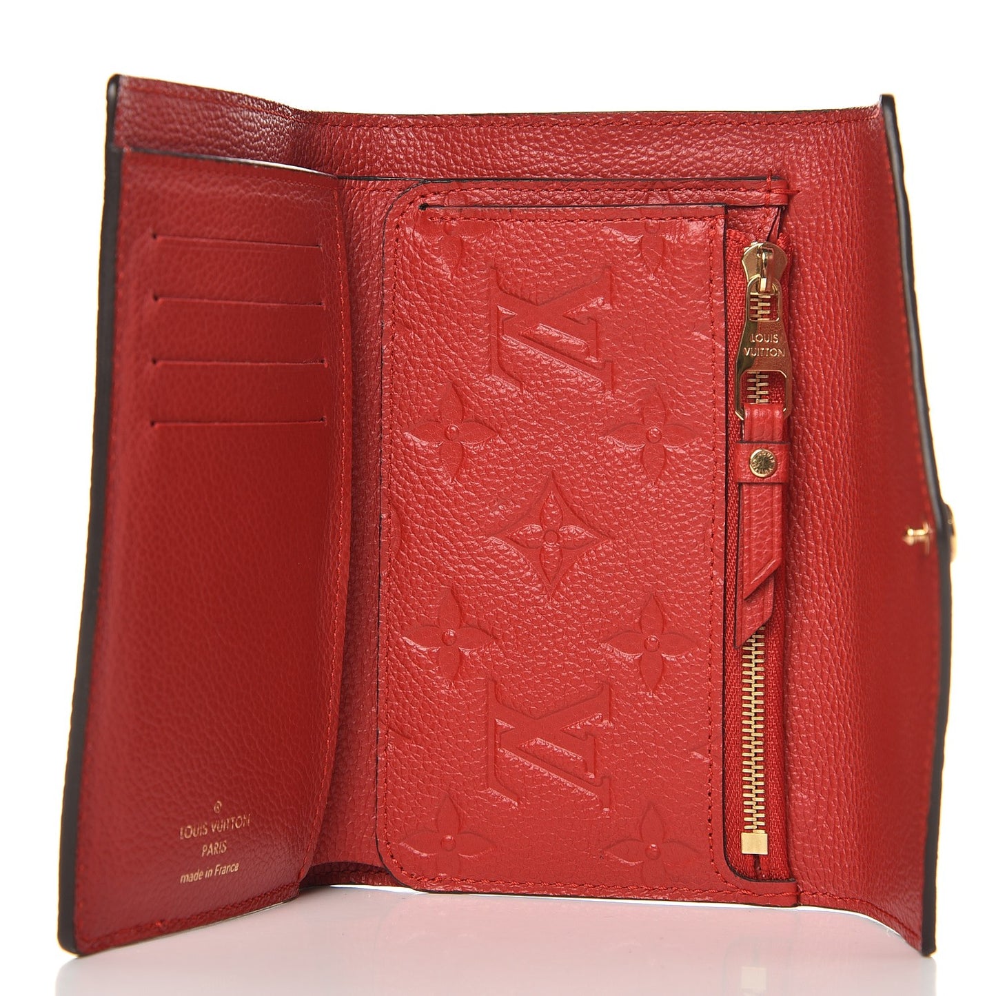 Empreinte Compact Curieuse Wallet Cherry