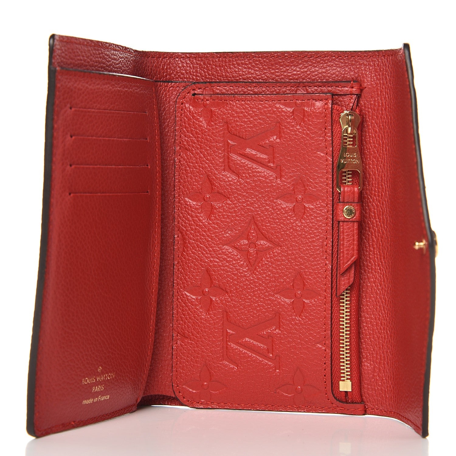 Louis Vuitton Empreinte Compact Curieuse Wallet Cherry 5 of 6
