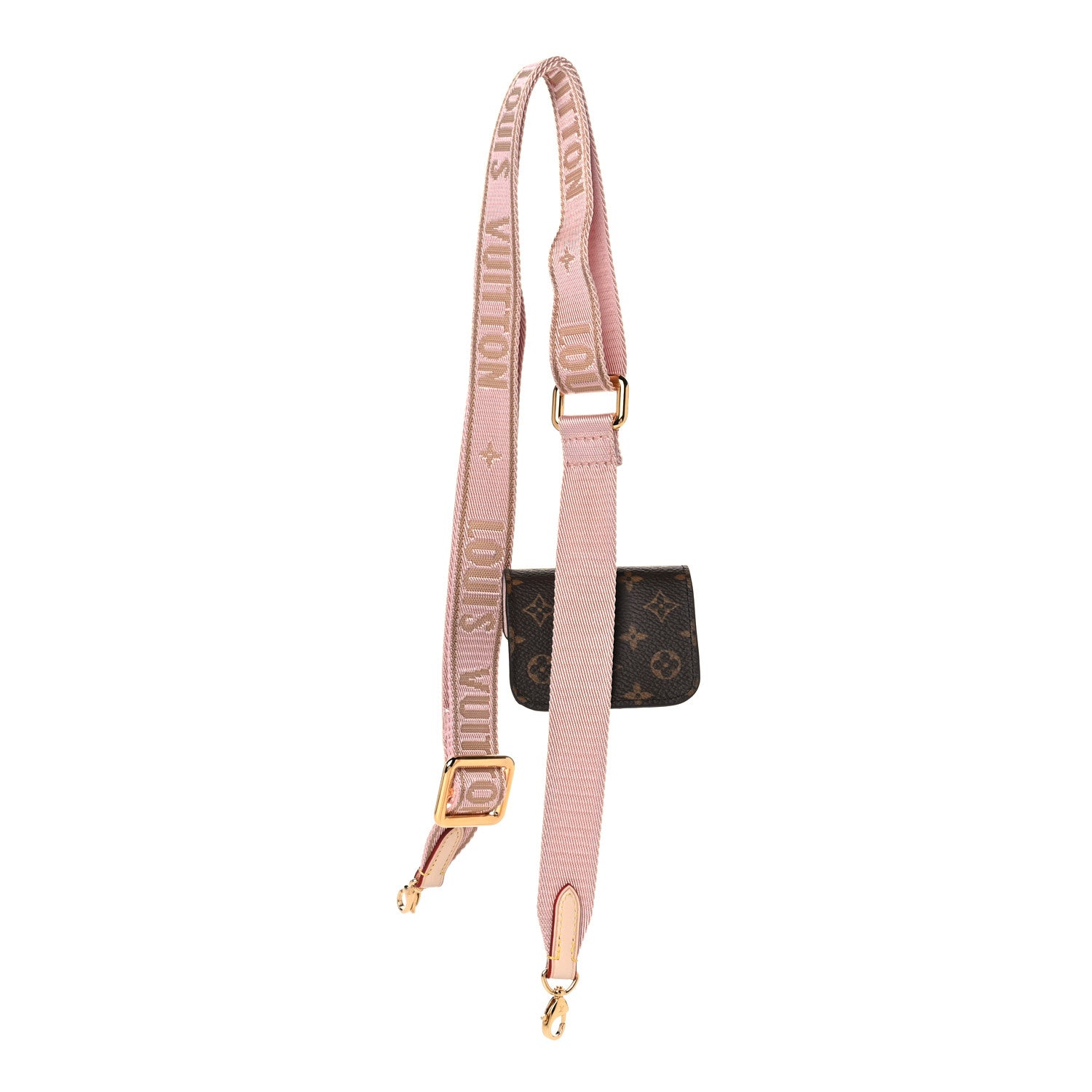 Louis Vuitton Monogram Bumper On Strap iPhone 13 Shoulder Strap Creme Pink 3 of 7