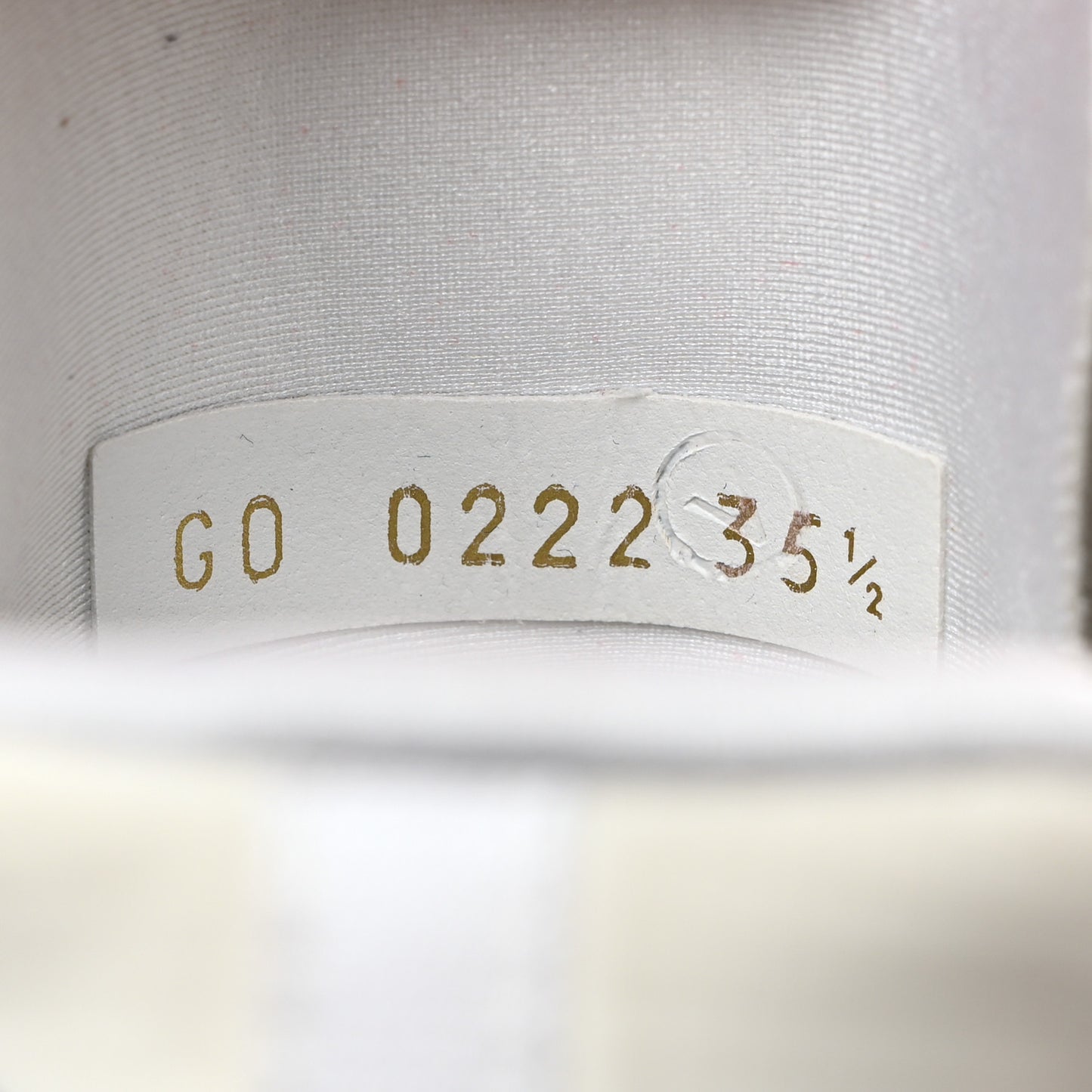 Monogram Calfskin Run 55 Sneakers 35.5 White