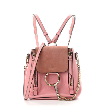 Chloe Suede Calfskin Mini Faye Backpack Ideal Blush 1 of 21