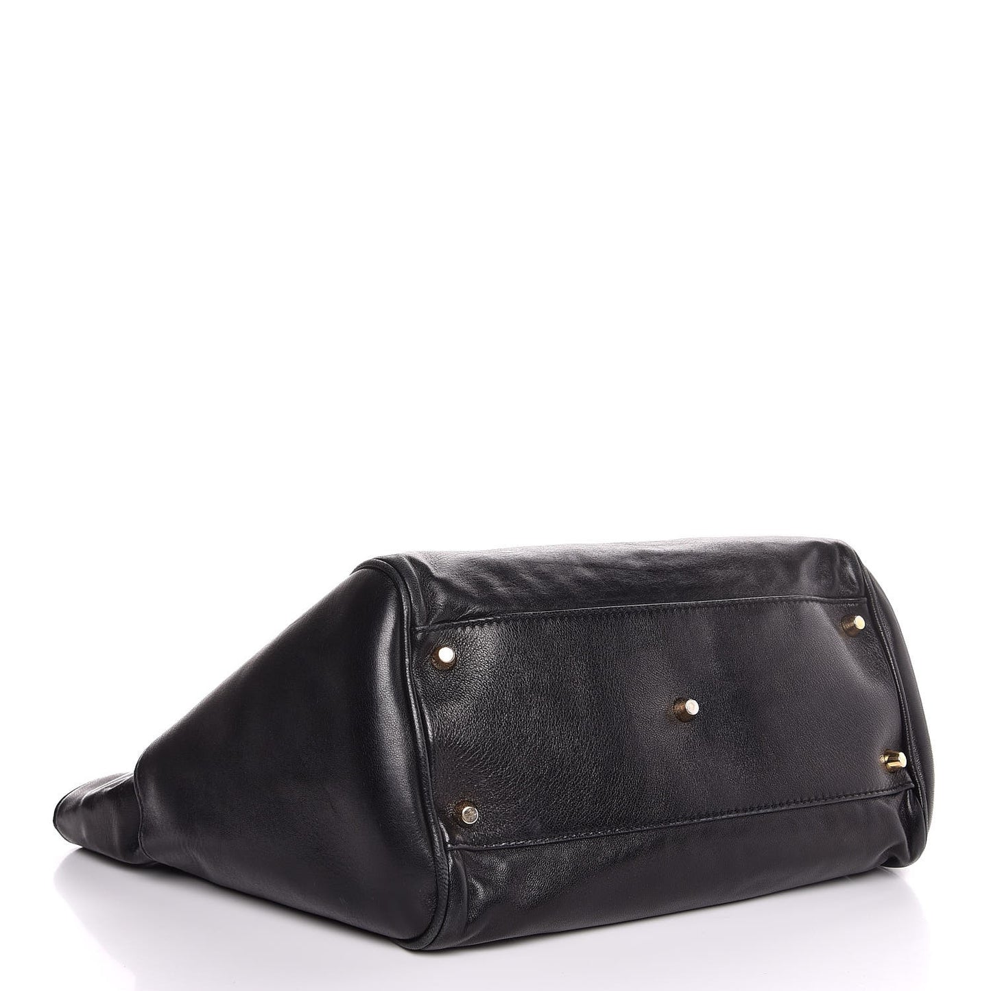 Calfskin Haymarket Check Small Canterbury Tote Black