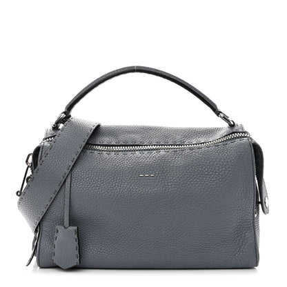 Fendi Cuoio Romano Selleria Lei Boston Tote Nube 1 of 14
