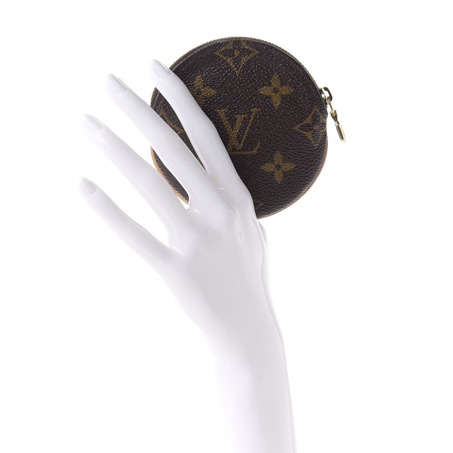 Monogram Round Coin Purse