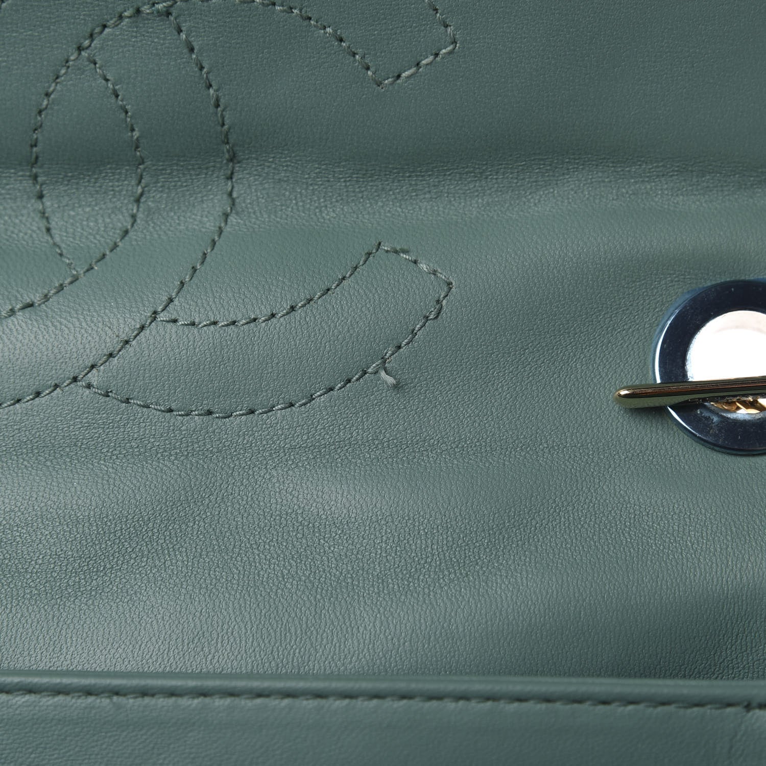 Chanel Lambskin Quilted Small Trendy CC Flap Dual Handle Bag Light Green 6 of 11