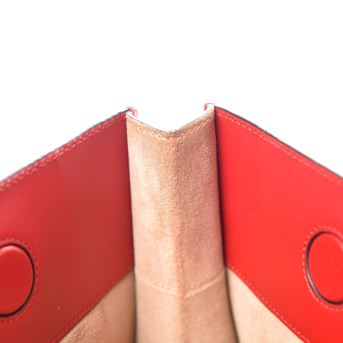 Calfskin Embossed XL Clutch Red