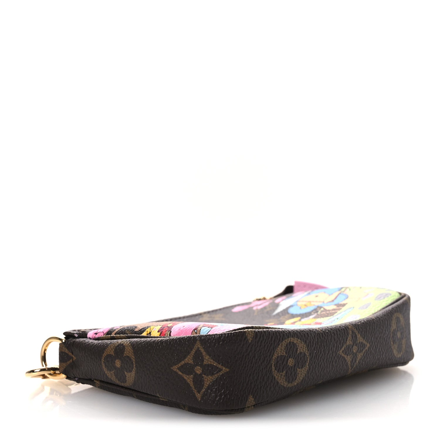 Louis Vuitton Monogram 2021 Christmas Animation Japanese Garden Mini Pochette Accessories Wisteria Pink 4 of 11