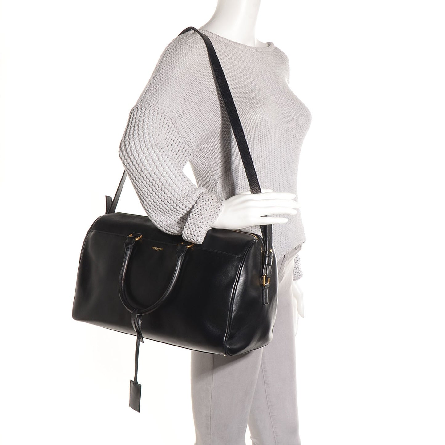 Calfskin Classic Duffle 12 Black