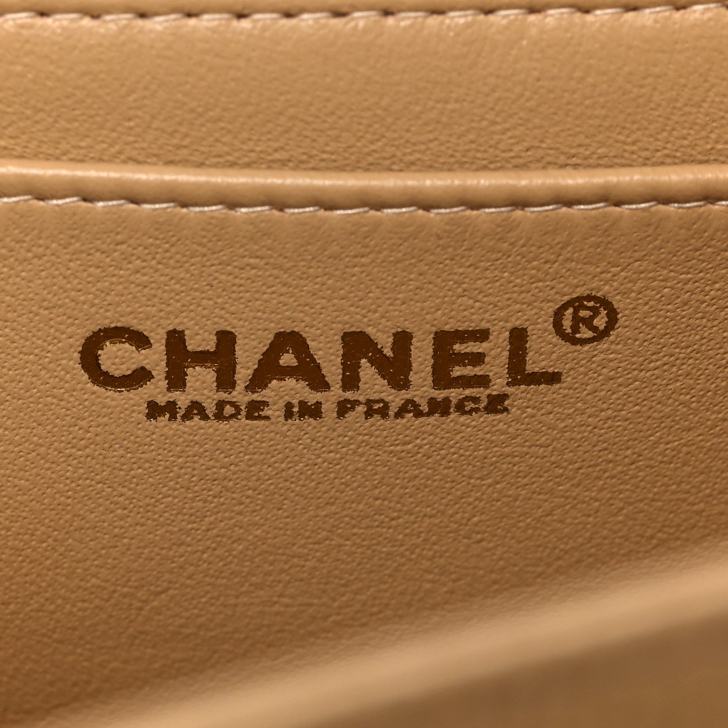 Chanel Caviar Jumbo Kelly Flap Bag Beige 5 of 8