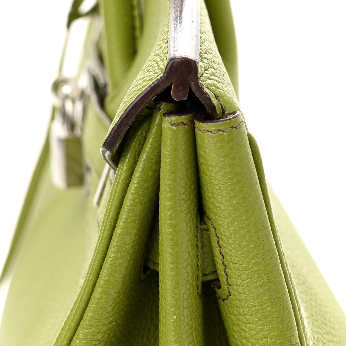 Togo Birkin 35 Vert Anis