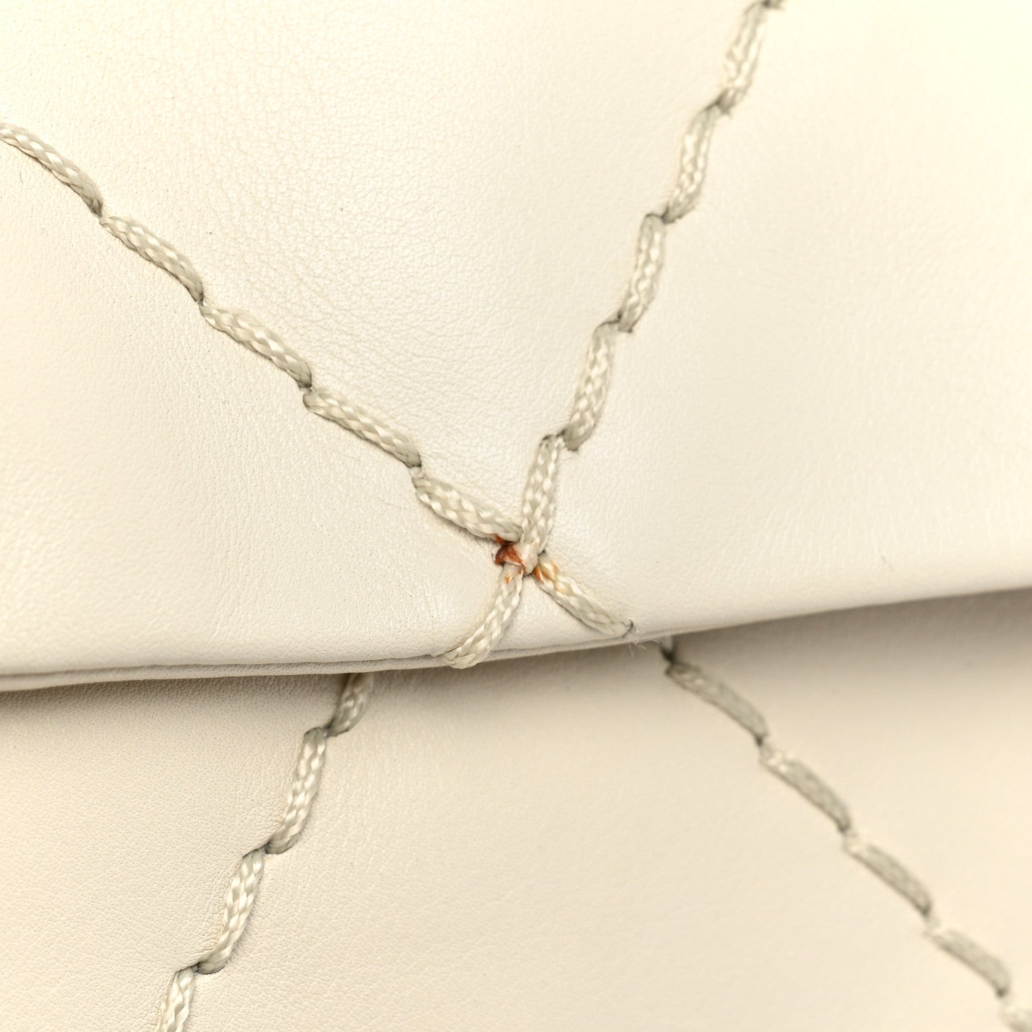 Chanel Calfskin Stitched Large Expandable Flap Bag White 17 of 21