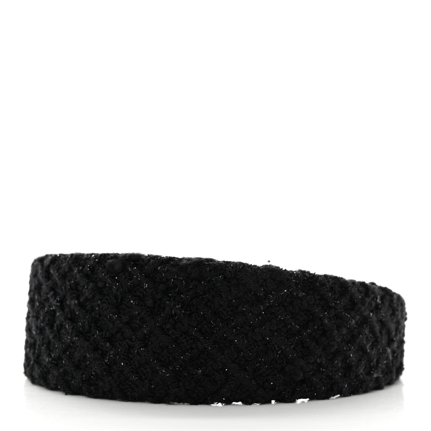 Chanel Tweed Headband Black 4 of 5