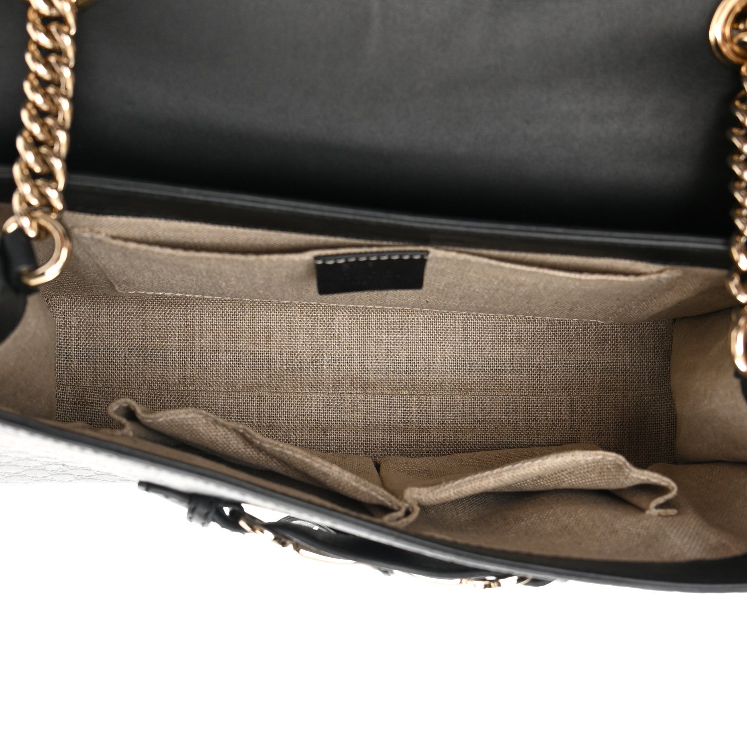 Gucci Microguccissima Medium Emily Chain Shoulder Bag Black 5 of 14