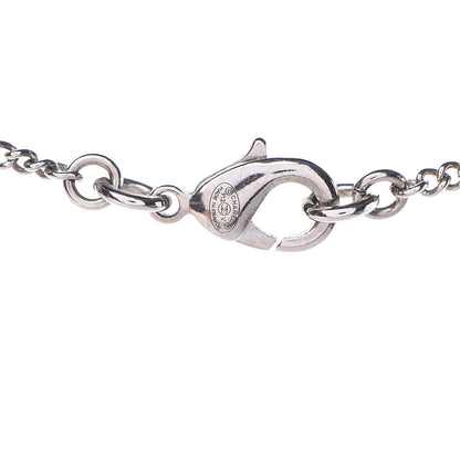 Chanel Crystal Timeless CC Necklace Silver 5 of 6