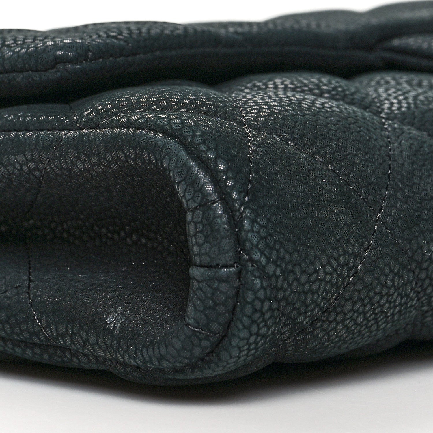 Chanel Iridescent Caviar Quilted Clutch With Chain Flap Black 9 of 10