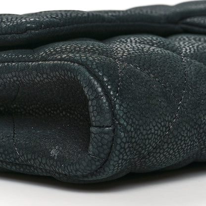 Chanel Iridescent Caviar Quilted Clutch With Chain Flap Black 9 of 10