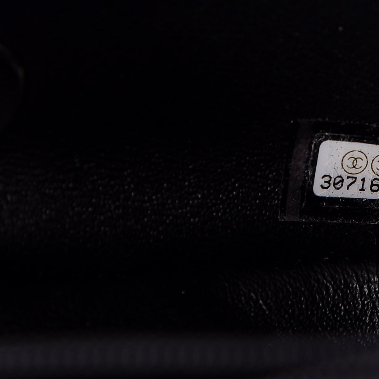 Lambskin Quilted Mini Square Flap Black