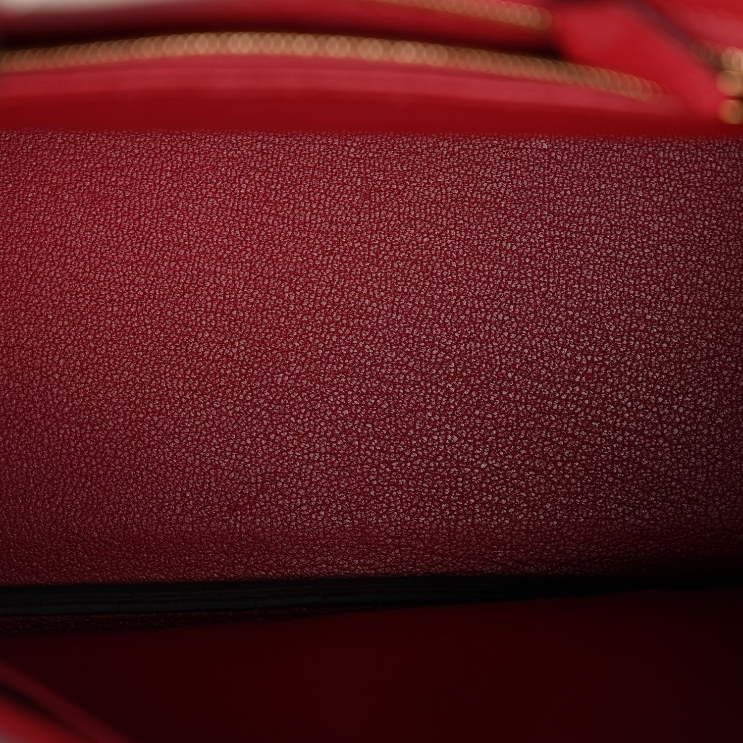 Hermes Togo Horseshoe Birkin 25 Craie Rouge Grenat 5 of 11