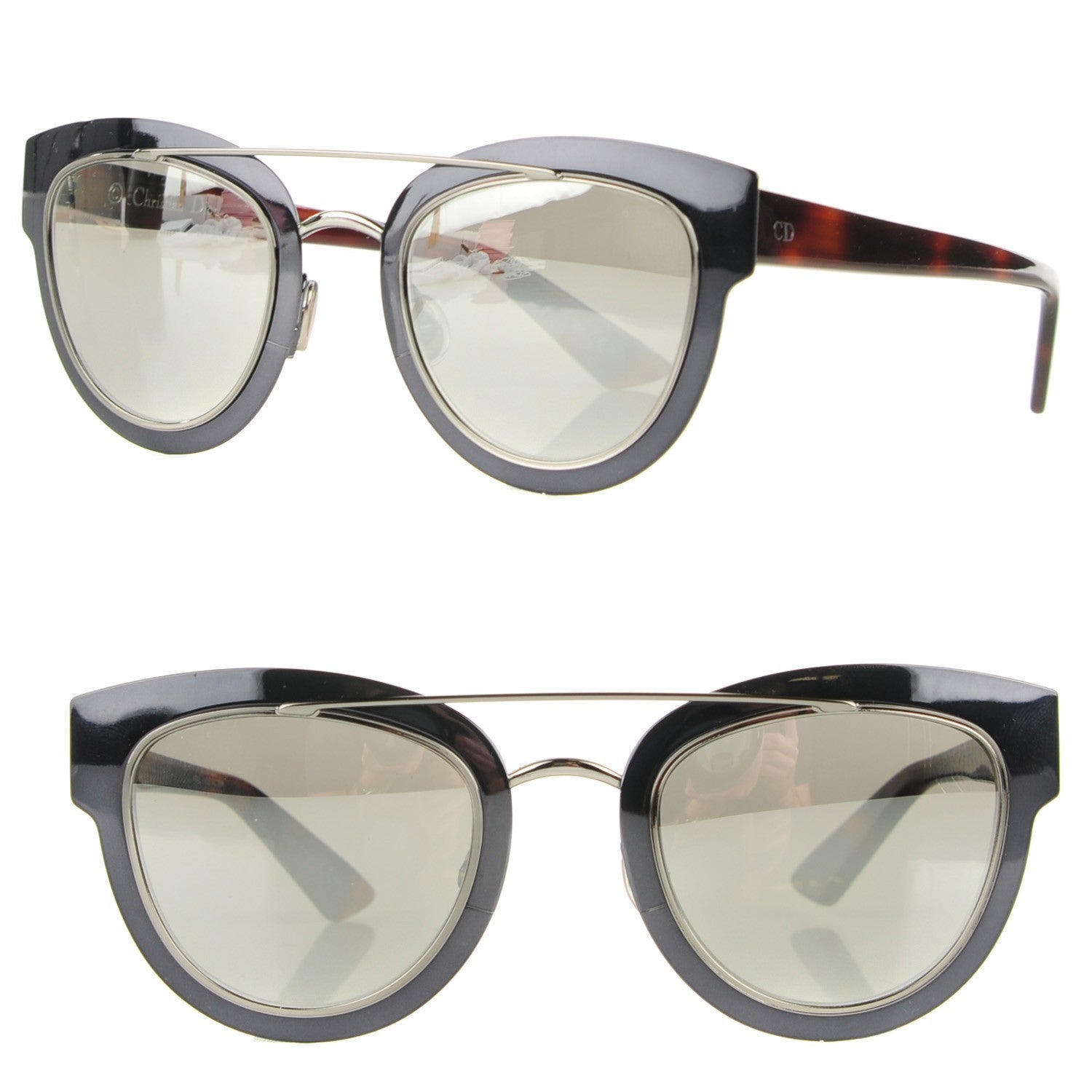 Christian Dior Chromics Sunglasses Blue Havana 1 of 8