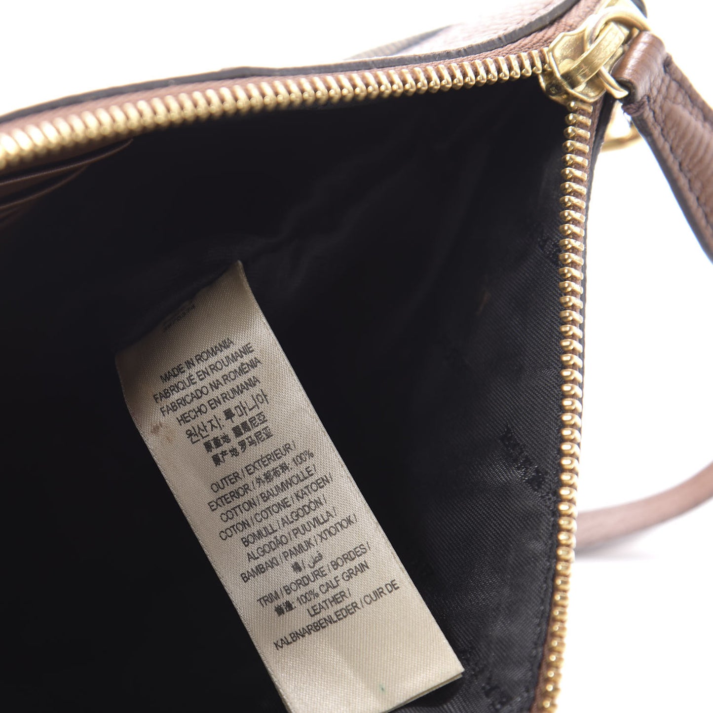 House Check Derby Peyton Crossbody Clutch Bag Tan
