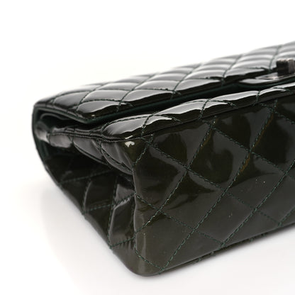 Chanel Patent Quilted 2.55 Reissue 226 Flap Green 9 of 12