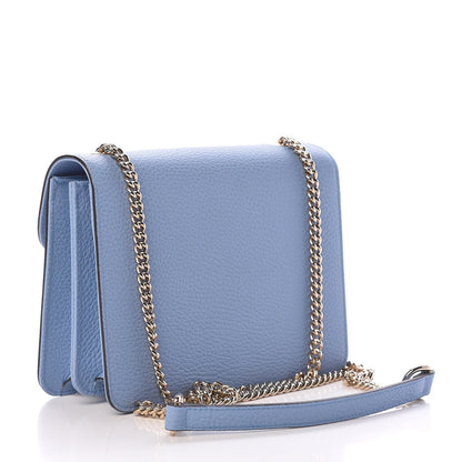 Gucci Dollar Calfskin Small Interlocking G Shoulder Bag Mineral Blue 3 of 10