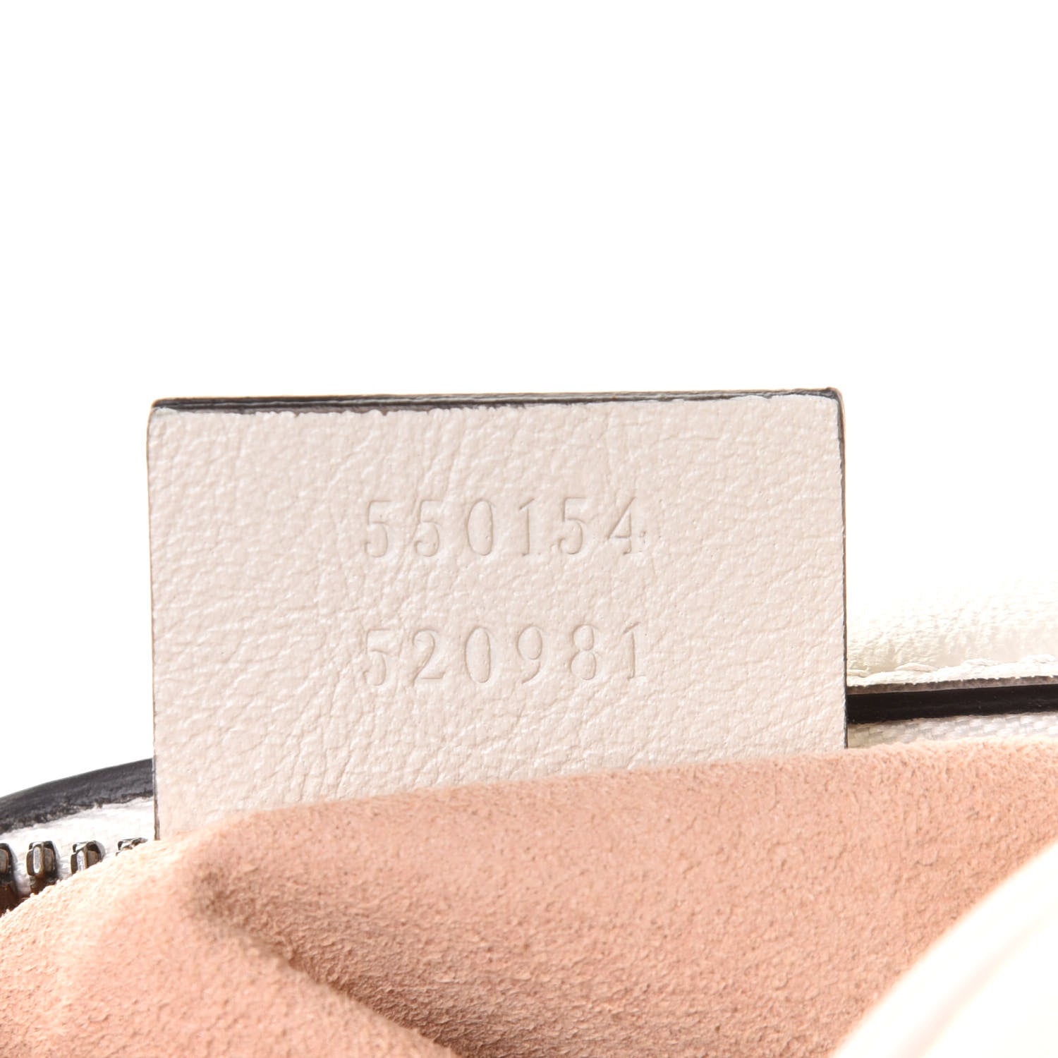 Gucci Calfskin Matelasse Mini GG Marmont Round Shoulder Bag White 8 of 10