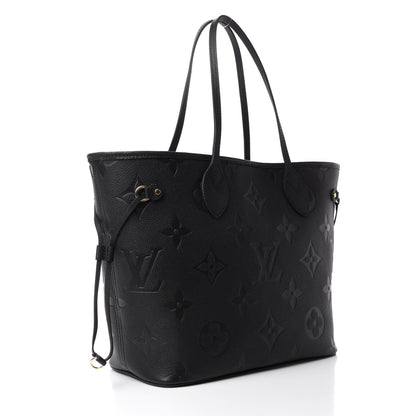 Louis Vuitton Empreinte Monogram Giant Neverfull MM Black 4 of 11