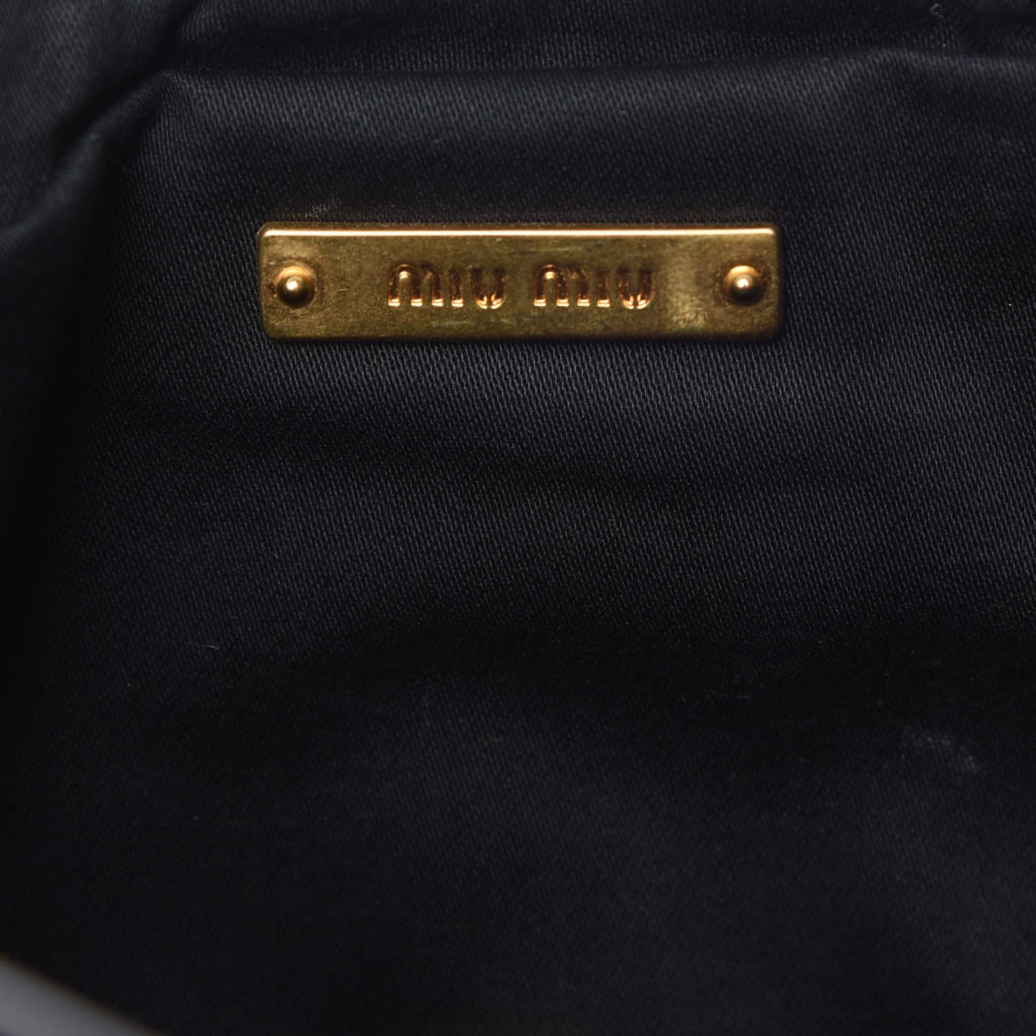 Miu Miu Nappa Matelasse Clutch Nero Black 6 of 8