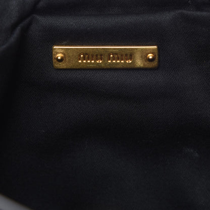 Miu Miu Nappa Matelasse Clutch Nero Black 6 of 8