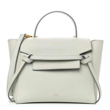 Celine Grained Calfskin Micro Belt Bag Baby Blue 1 of 4