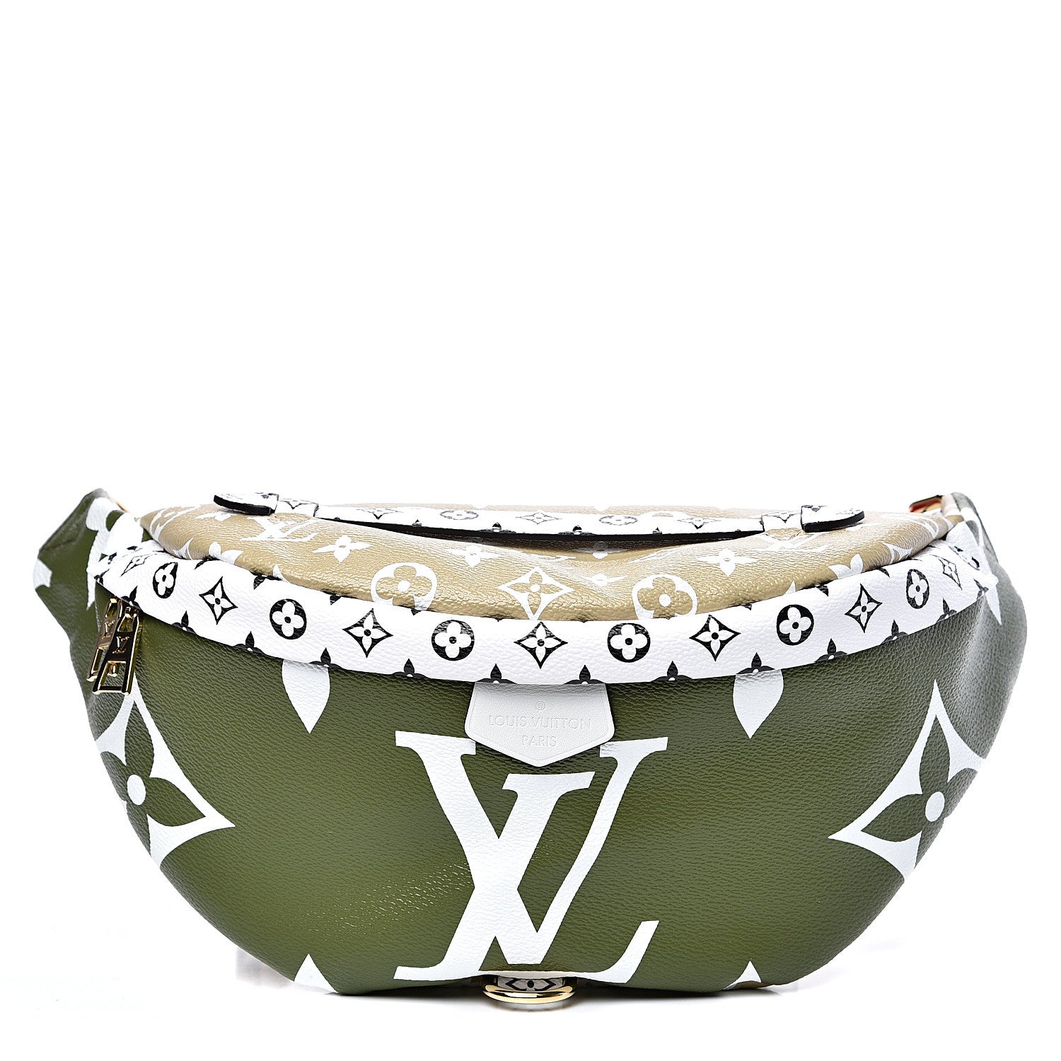 Louis Vuitton Monogram Giant Bumbag Kaki Beige 1 of 9