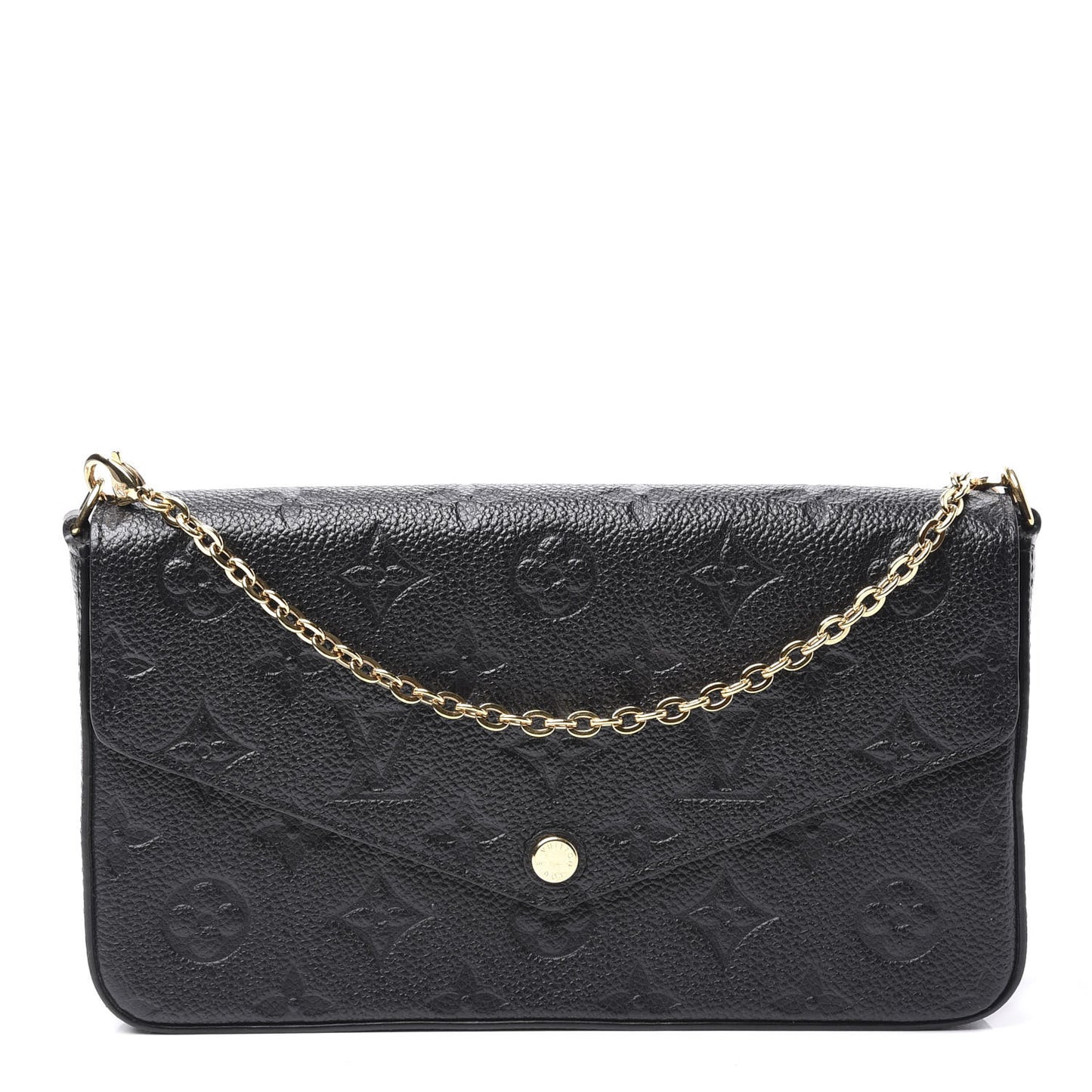 Empreinte Pochette Felicie Chain Wallet Black
